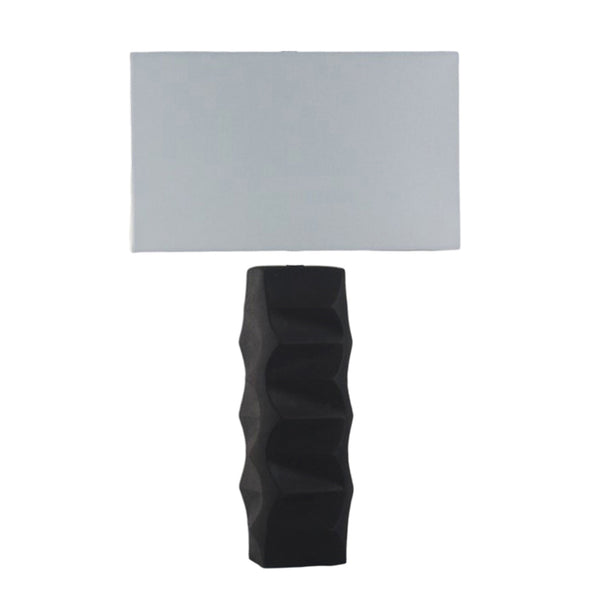 31" Tall Contemporary Table Lamp, Black