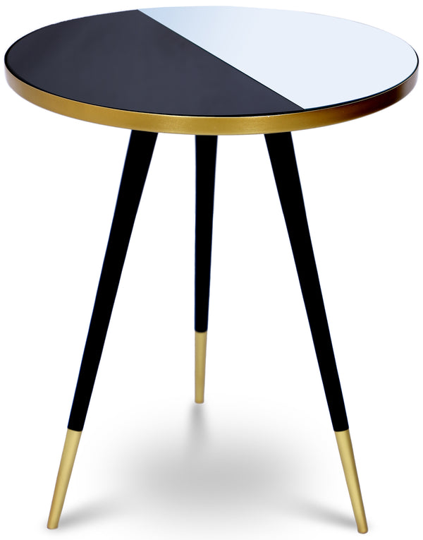 Reflection Gold / Black End Table