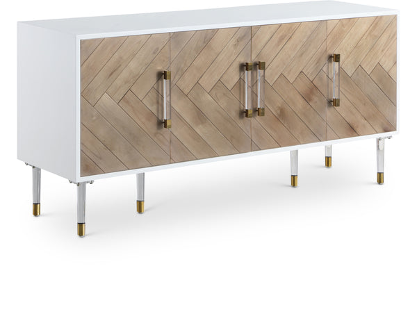 Jive White Lacquer Sideboard/Buffet
