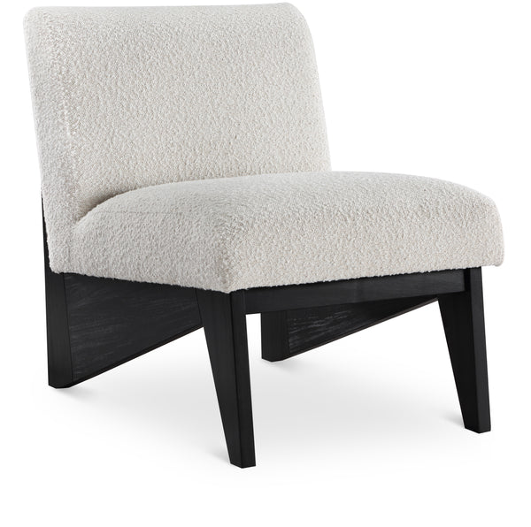 Chapman Cream Boucle Fabric Accent Chair