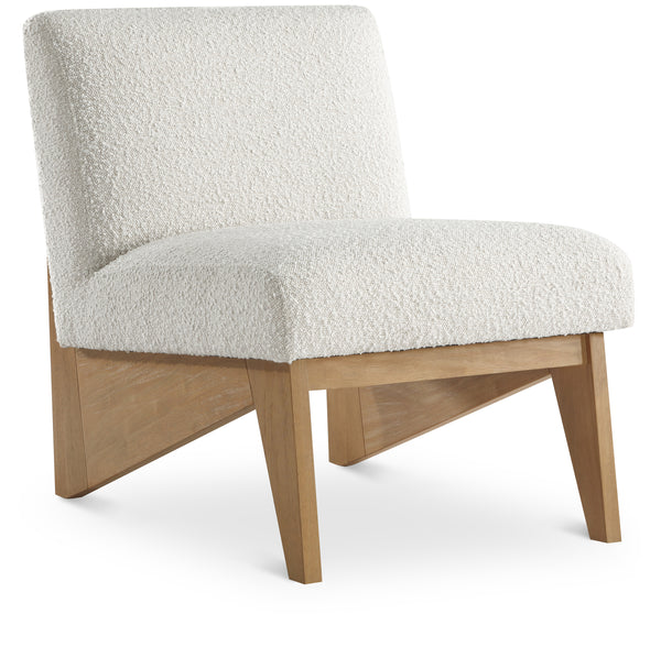 Chapman Cream Boucle Fabric Accent Chair