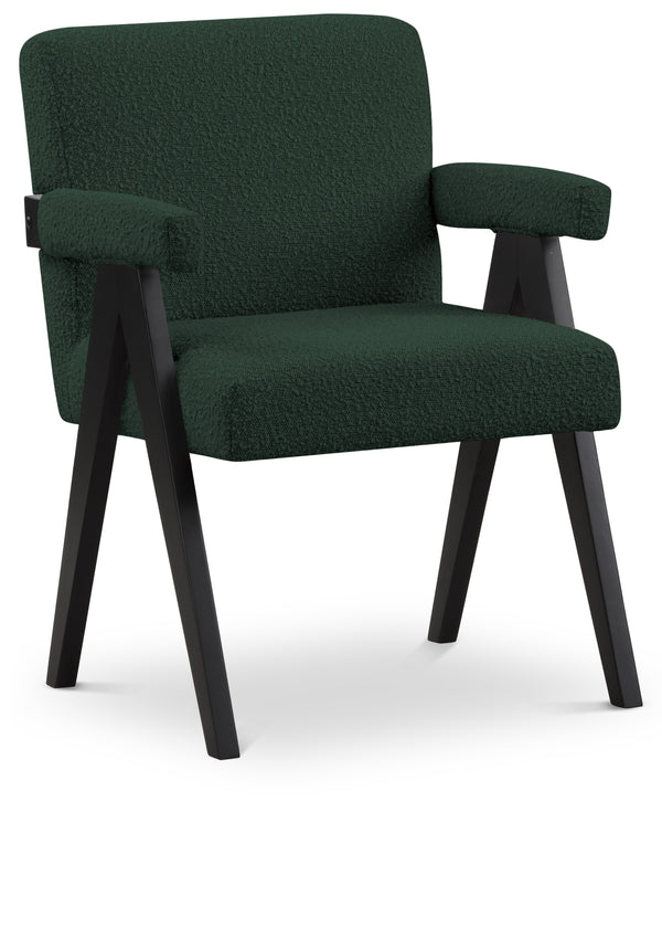 Woodloch Green Boucle Fabric Accent Chair