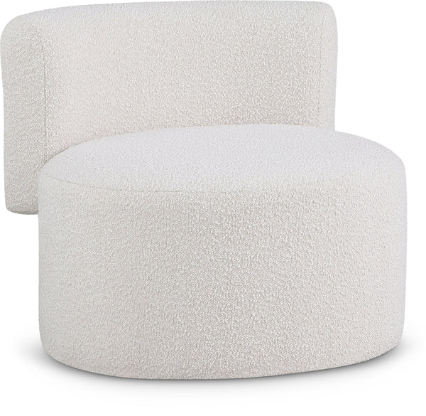 Como Cream Boucle Fabric Accent Chair