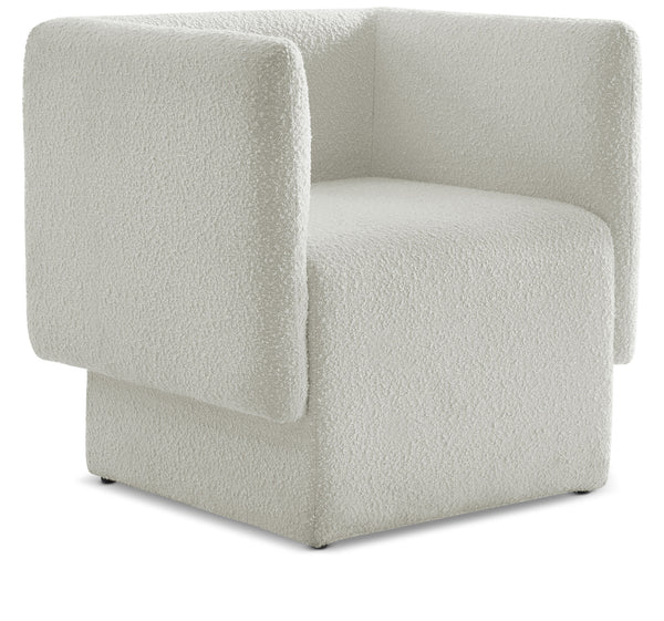 Vera Cream Boucle Fabric Accent Chair