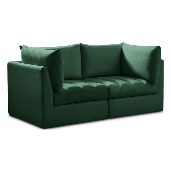 Jacob Green Velvet Modular Sofa