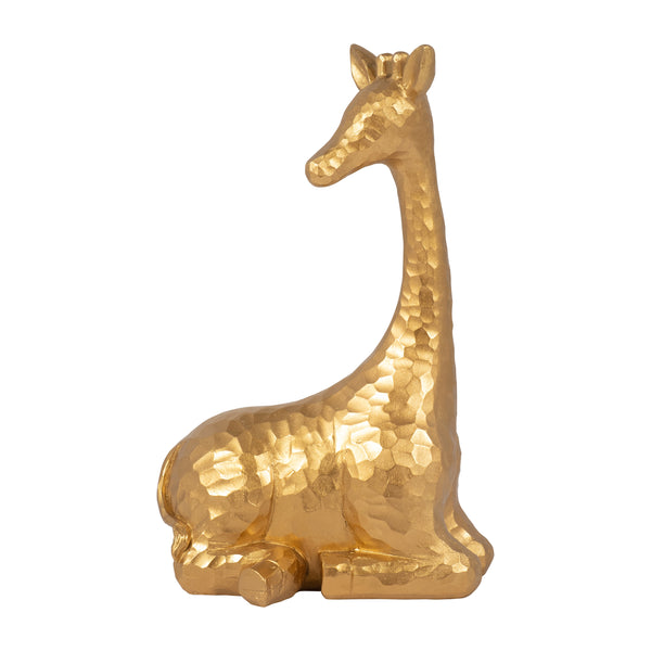 Res, 10" Giraffe Decor, Gold