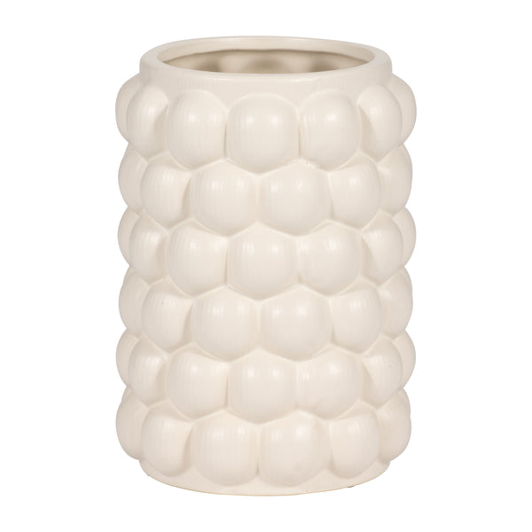 Cer, 7" Bubble Vase, Cotton