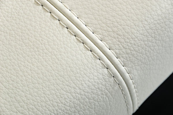 Lamod Italia Crosby - Italian Modern White Leather Sectional Sofa