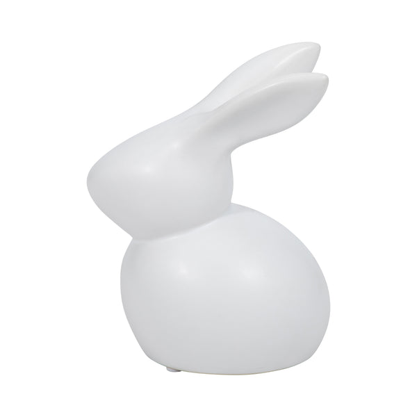 7" Modern Bunny, White