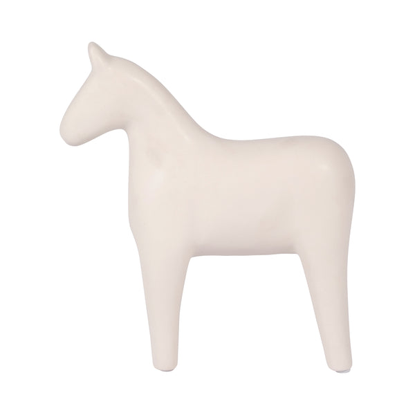 Cer, 7" Standing Horse, Cotton