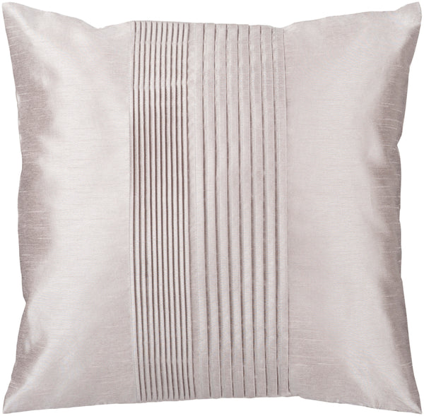 Solid Pleated HH-015 18"H x 18"W Pillow Cover