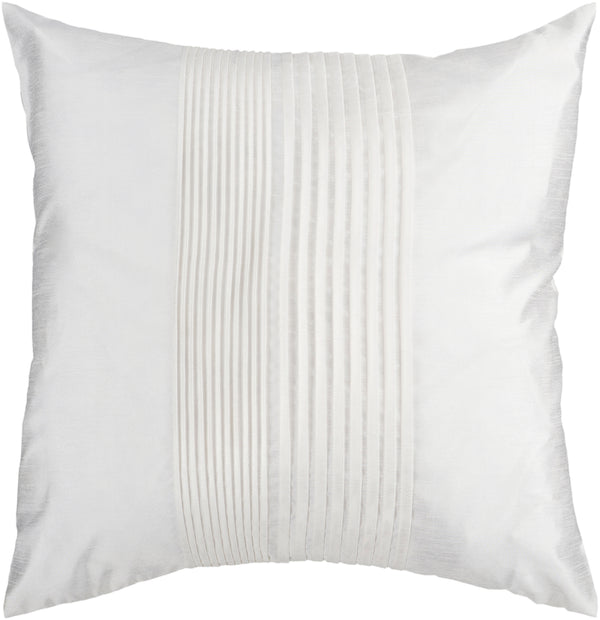 Solid Pleated HH-017 18"H x 18"W Pillow Cover