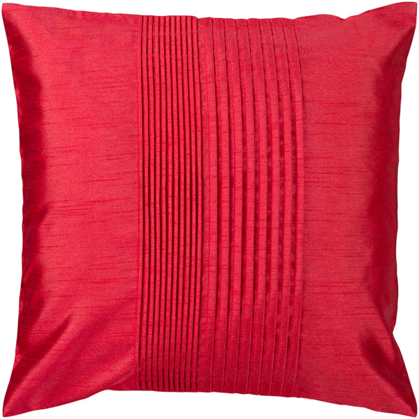 Solid Pleated HH-025 18"H x 18"W Pillow Cover