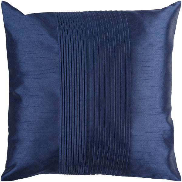 Solid Pleated HH-029 18"H x 18"W Pillow Cover