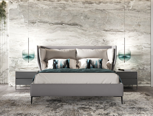 Modrest Jolene - Modern Grey Bedroom Set