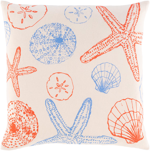 Sea Life SLF-008 18"H x 18"W Pillow Cover