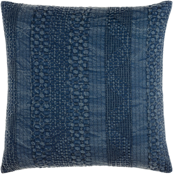 Washed Waffle WWA-001 18"H x 18"W Pillow Cover