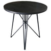 Rennes Round Table Black and Gunmetal