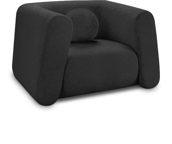 Abbington Black Boucle Fabric Chair