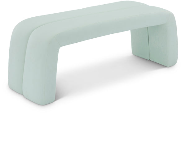 Arc Mint Vegan Leather Bench