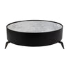 Wood, 47" Spider Leg, Coffee Table, Blk, Kd