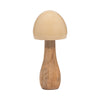 Wood, 8" Coned Mushroom, Ivory