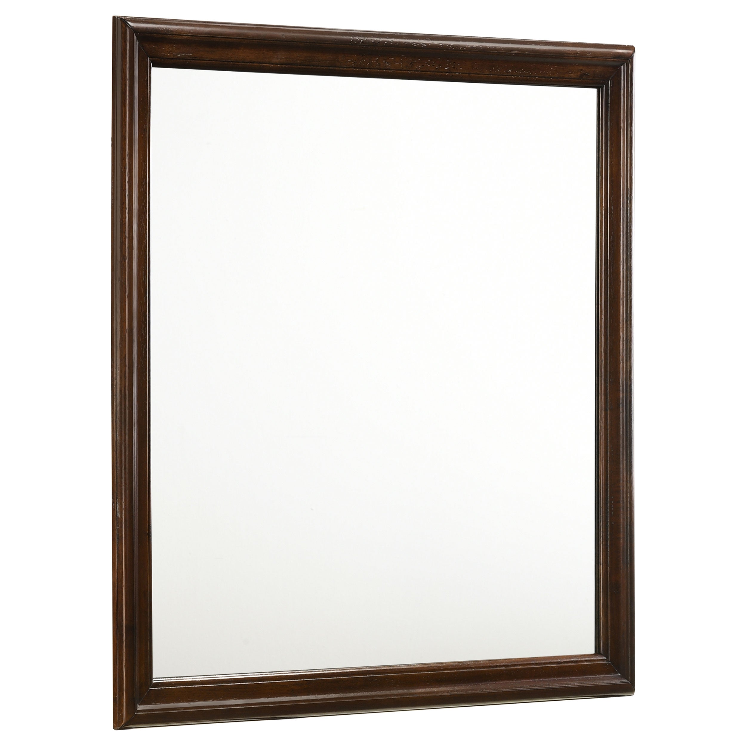 Louis Philippe Square Dresser Mirror Cappuccino