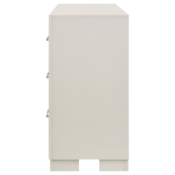 Jessica 6-drawer Dresser White