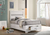 Miranda Twin Storage Bed White