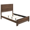 Brandon Eastern King Panel Bed Medium Warm Brown