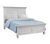 Franco Eastern King Panel Bed Antique White