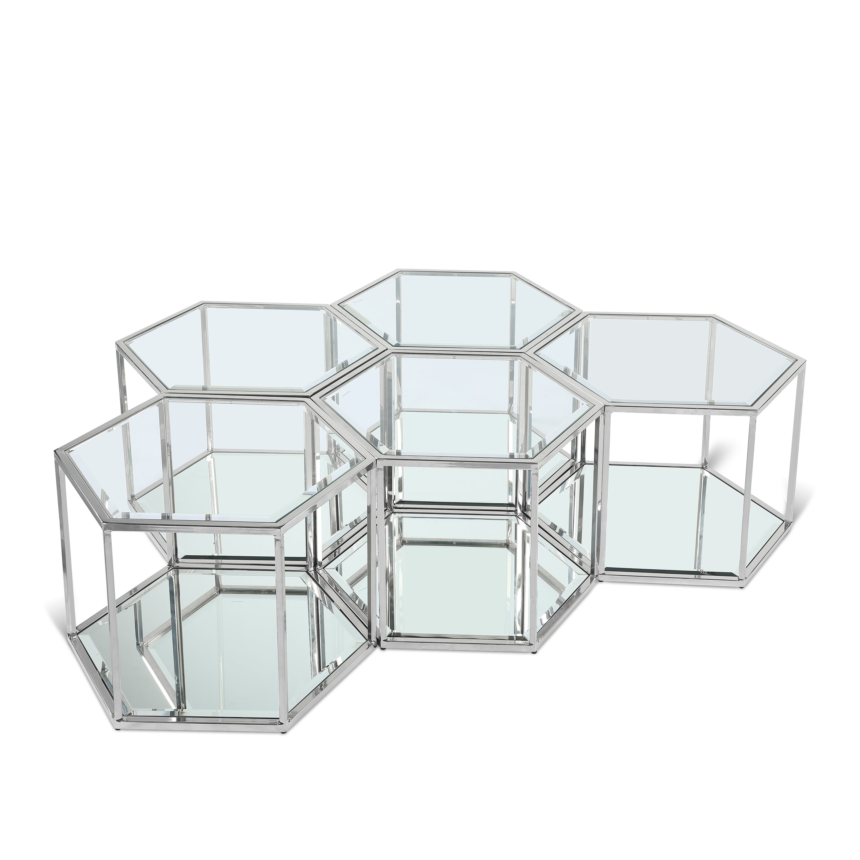 Sei Chrome Coffee Table