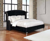 Deanna California King Tufted Upholstered Bed Black