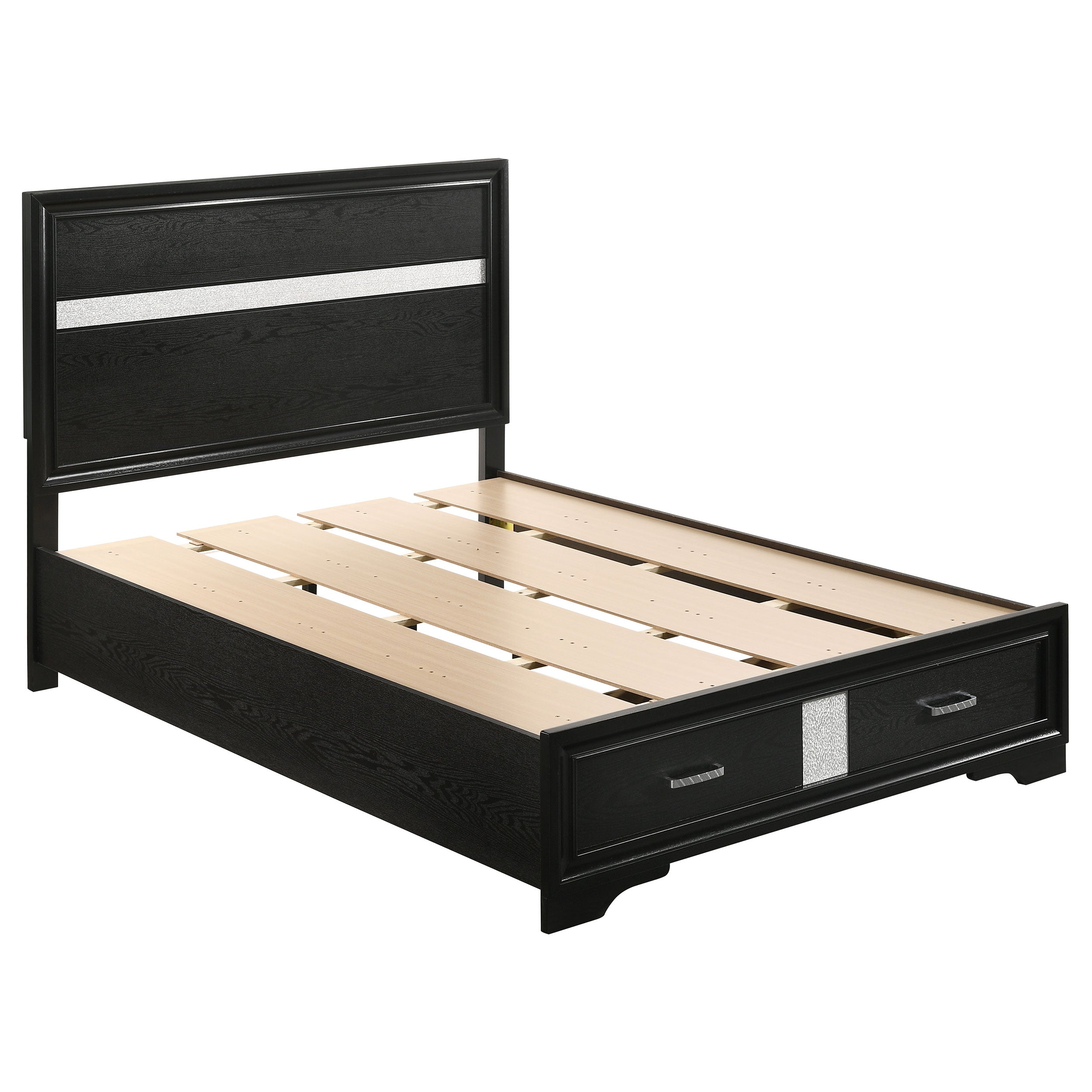 Miranda Full Storage Bed Black