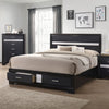 Miranda Eastern King 2-drawer Storage Bed Black