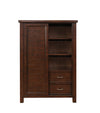 Barstow 8-drawer Door Chest Pinot Noir