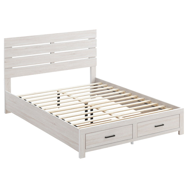 Brantford Queen Storage Bed Coastal White