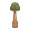 Wood, 10" Coned Mushroom, Olive