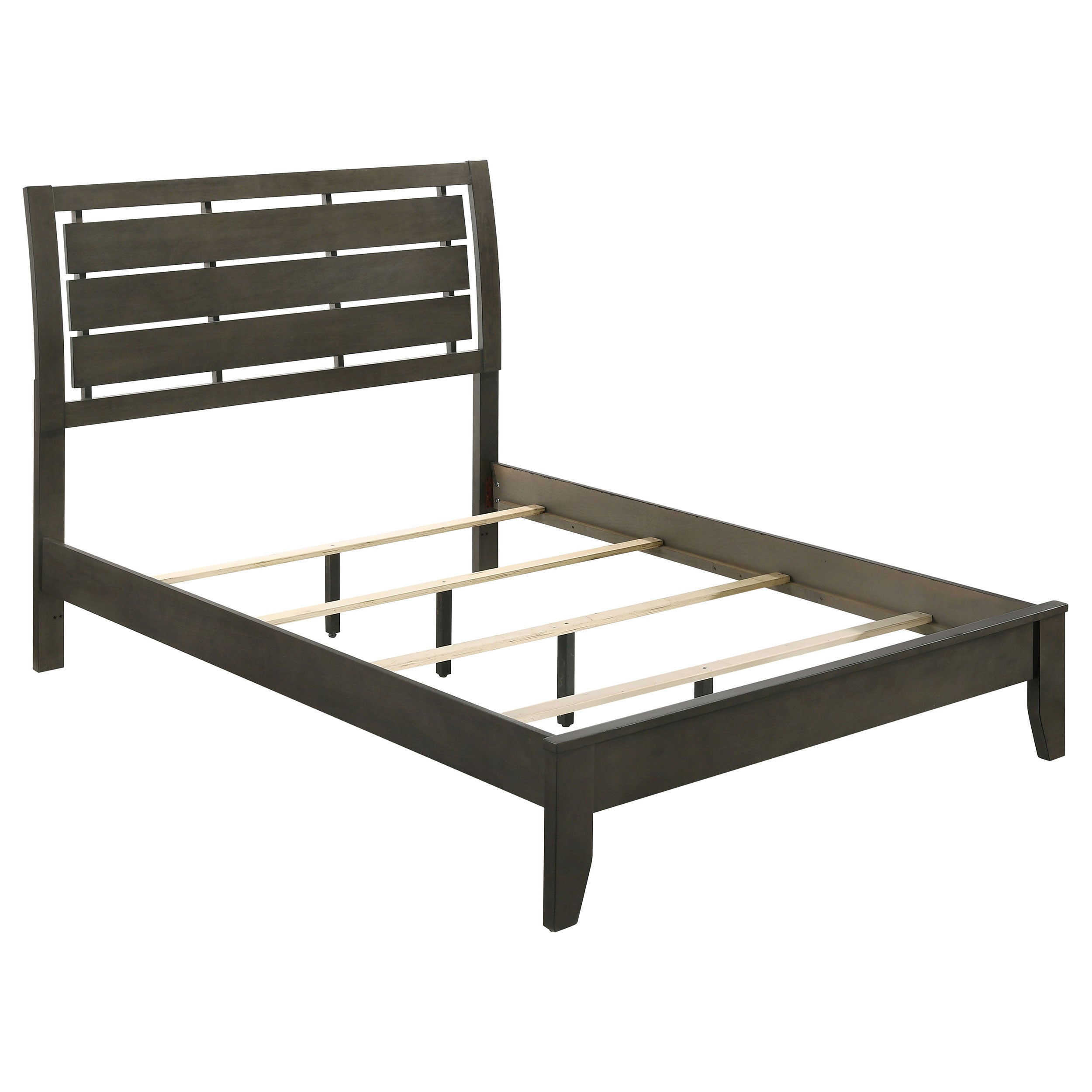 Serenity Full Panel Bed Mod Grey