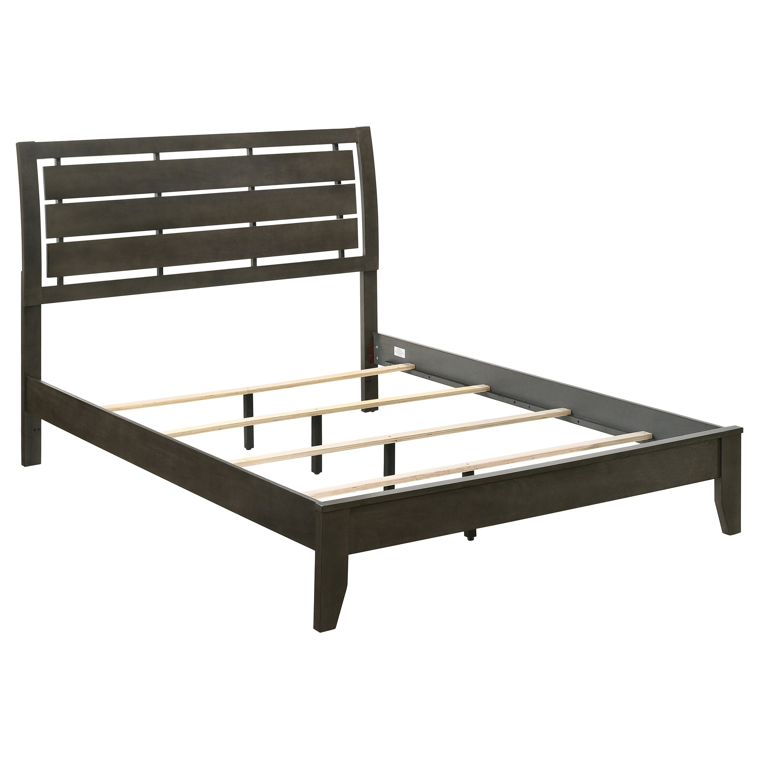 Serenity Eastern King Panel Bed Mod Grey