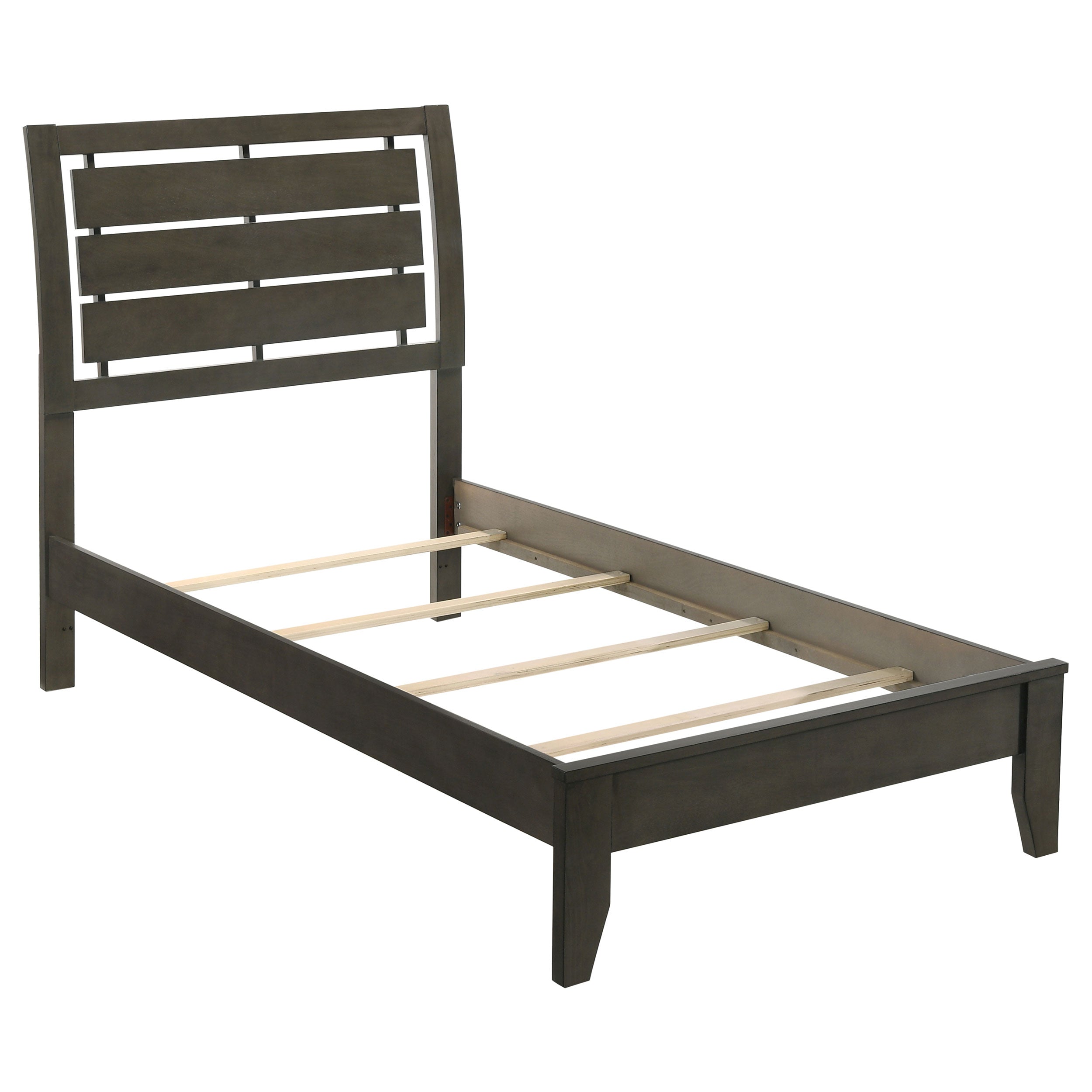 Serenity Twin Panel Bed Mod Grey