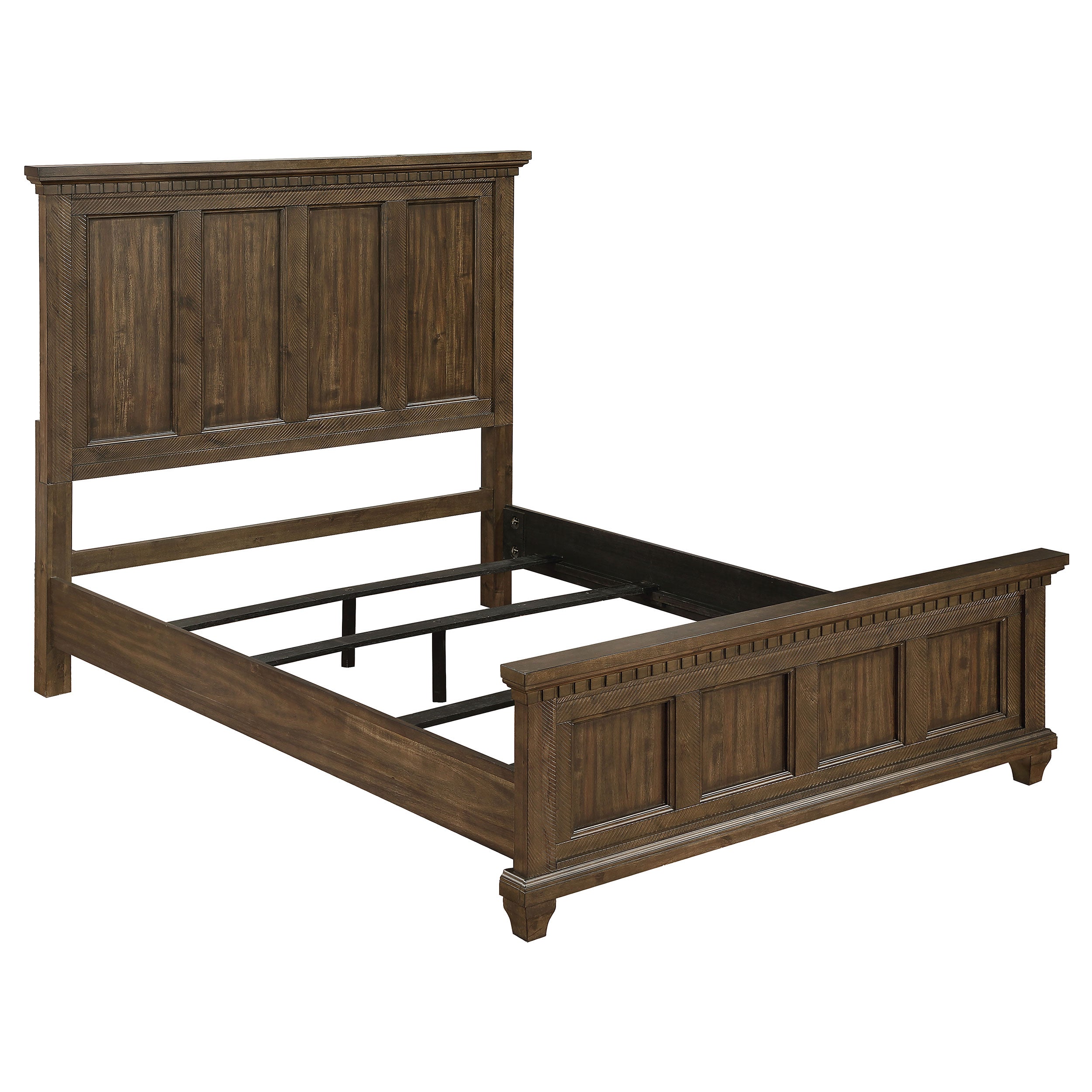 Bennington Rectangular Bed Acacia Brown