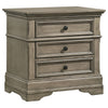 Manchester 3-drawer Nightstand Wheat