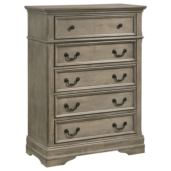 Manchester 5-drawer Chest Wheat