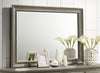 Alderwood Rectangle Dresser Mirror French Grey