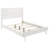 Janelle California King Panel Bed White