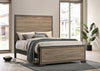 Baker Panel Queen Bed Brown and Light Taupe