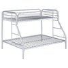 Morgan Twin Over Full Bunk Bed Silver