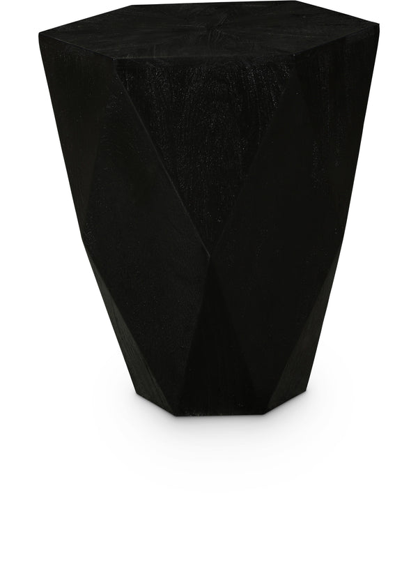 Diamante Black End Table