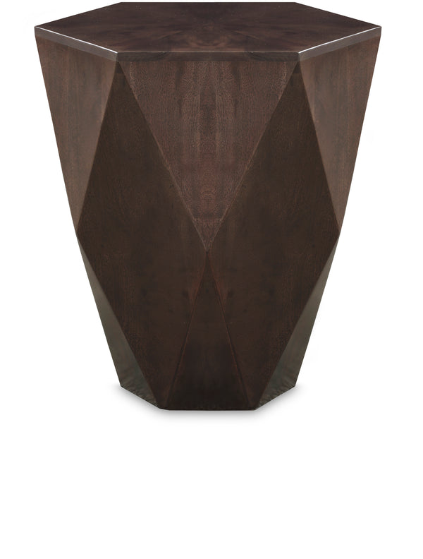 Diamante Brown End Table